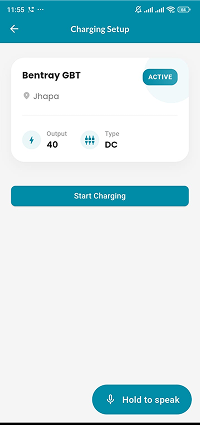 Select charger and check availability